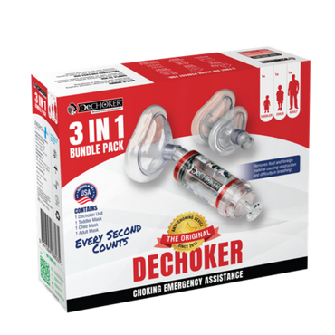 Dechoker 3-in-1 Family Bundle – Adult, Child & Toddler - 6 Boxes