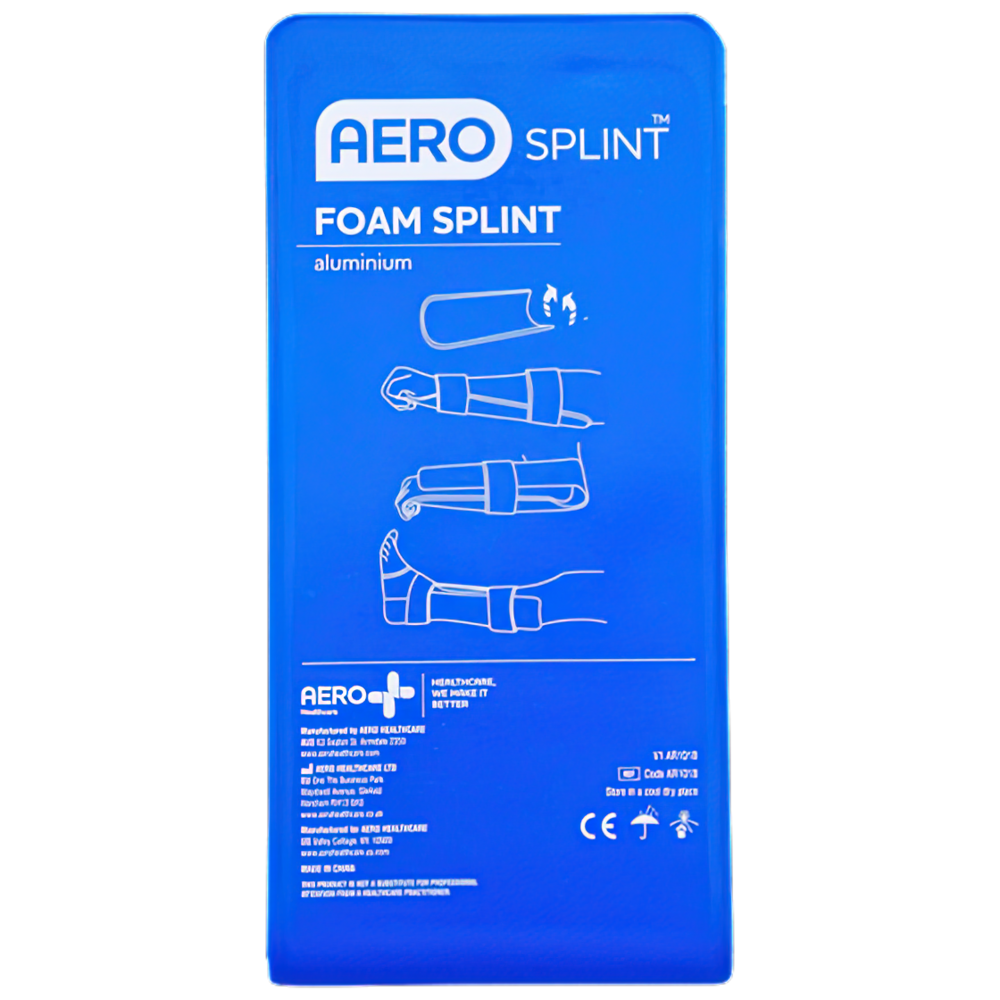 Folded Aluminium Foam Splint 90 x 11cm