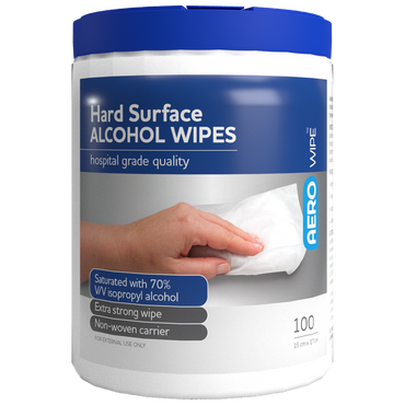 Hard Surface Disinfectant Wipes โ Tub of 100 (12 Pack)