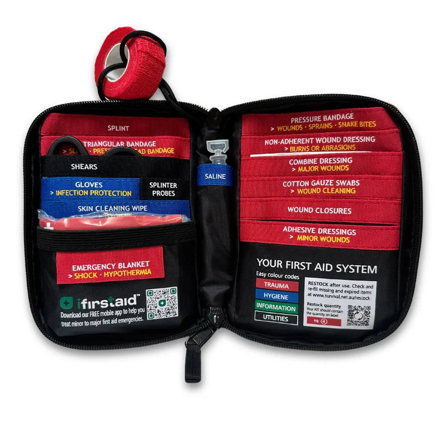 SURVIVAL Hiking First Aid Kit โ Compact Outdoor Emergency Kit