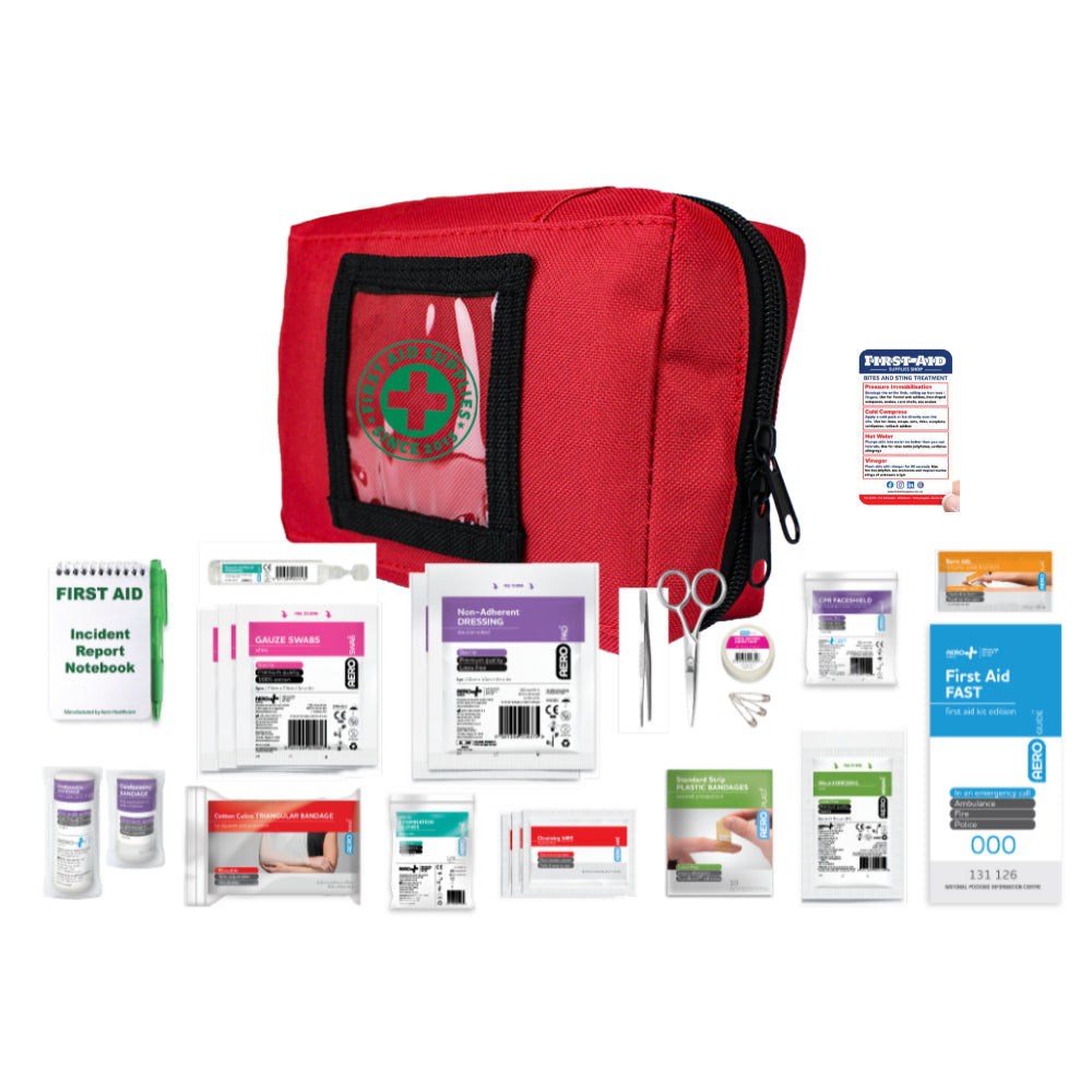 Ready to Go First Aid Kit 18 x 11 x 7cm โ Compact Essentials