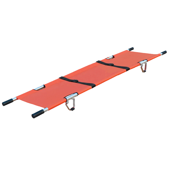 Alloy Single-Fold Emergency Pole Stretcher (folds width ways)