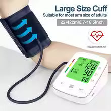 Kingclinic LCD Portable Upper Arm Blood Pressure Monitor Portable