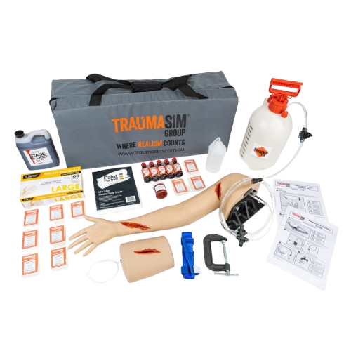 TRAUMASIM Bleed Control Trainer Kit – Arm