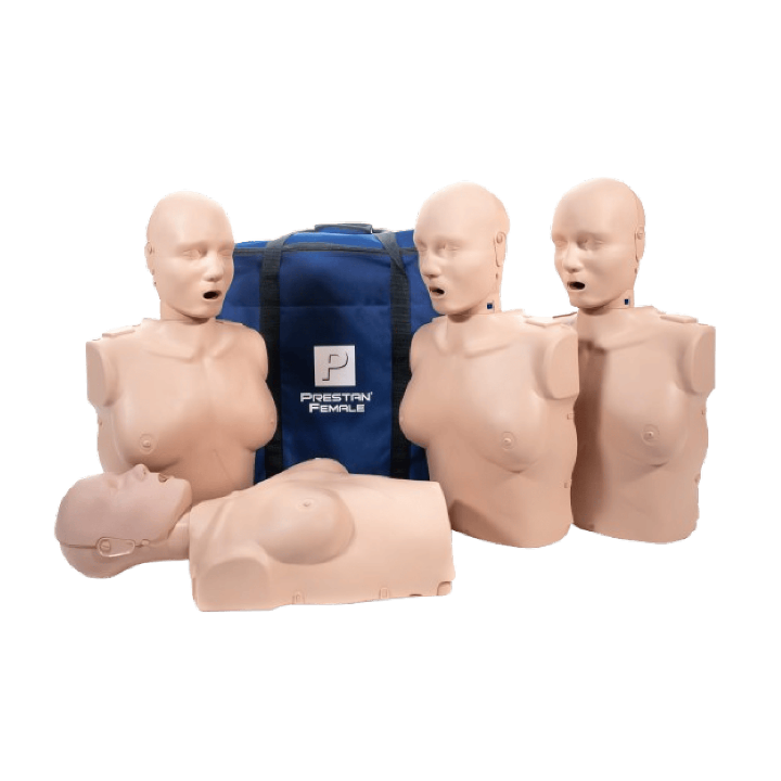 PRESTAN Professional Female Manikin with CPR Feedback – 4-Pack