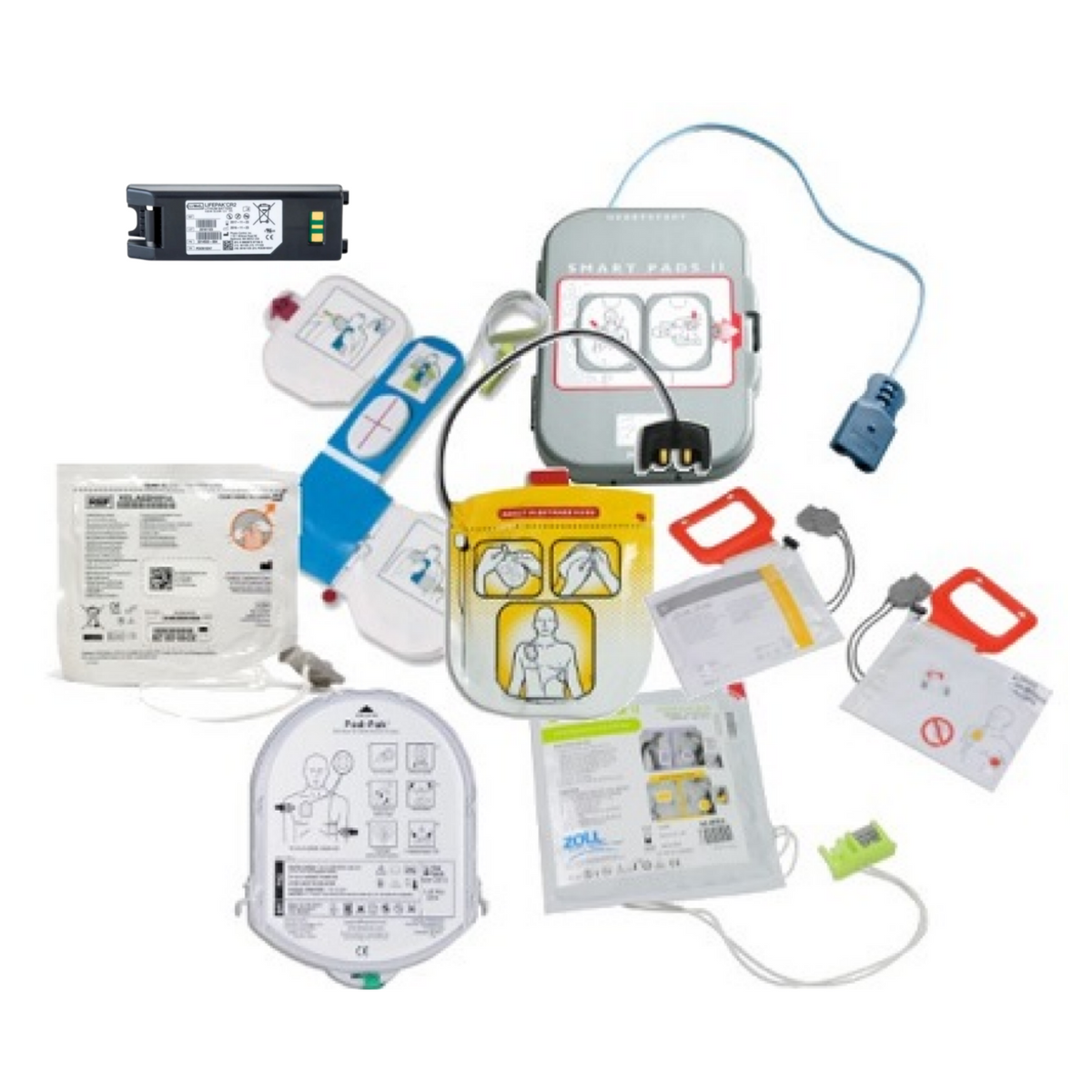 AED Pads, Batteries & Accessories