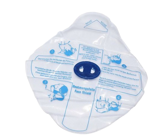 Disposable Face Shield with one-way valve
