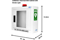 AED Alarmed Cabinet with Strobe Light 42 x 38 x 15.5cm
