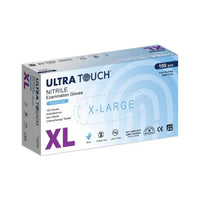 Ultra Touch Blue Nitrile Powder Free Gloves