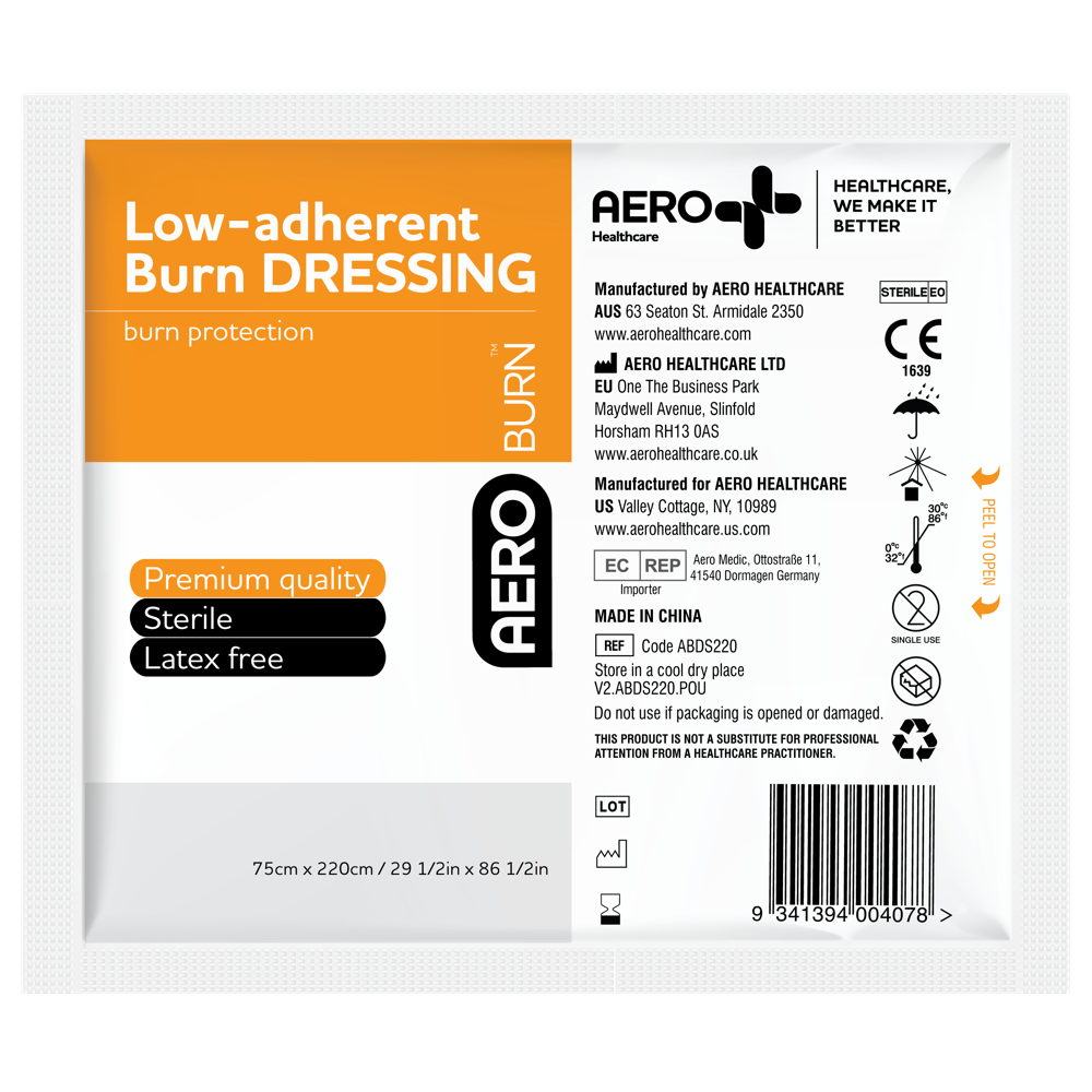 Low Adherent Burn Dressing 75 x 220cm