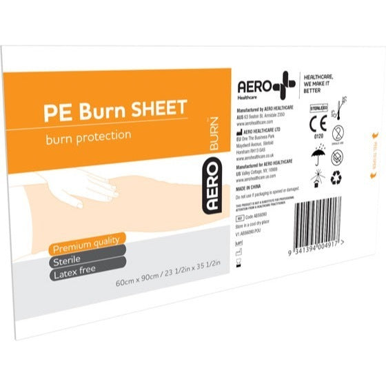Polyethylene Burn Sheets 60 x 90cm Box/25