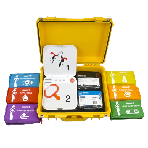 Weatherproof Trauma Kit With LifePak AED (Valued at $3800)