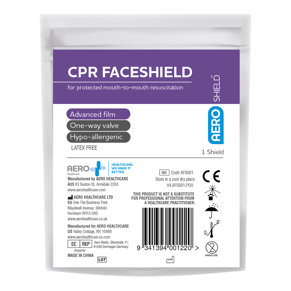 Disposable Face Shield with one-way valve