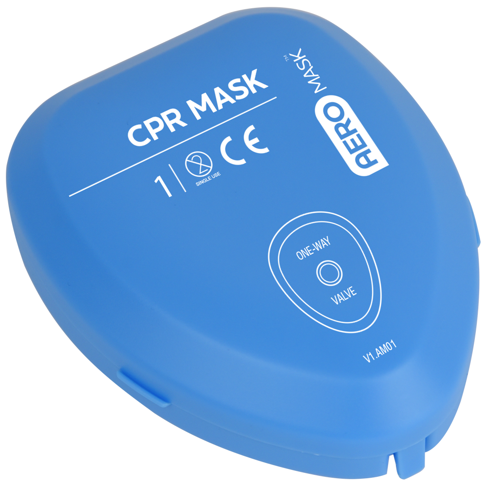CPR Mask in hard cover