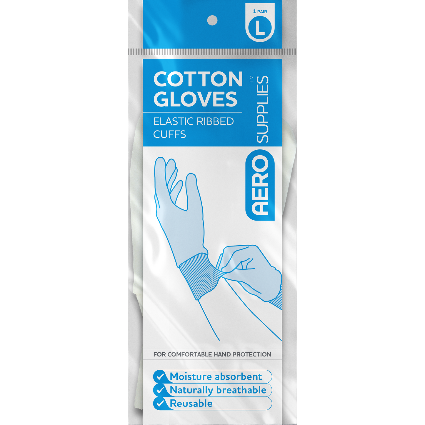 Cotton Gloves Pair