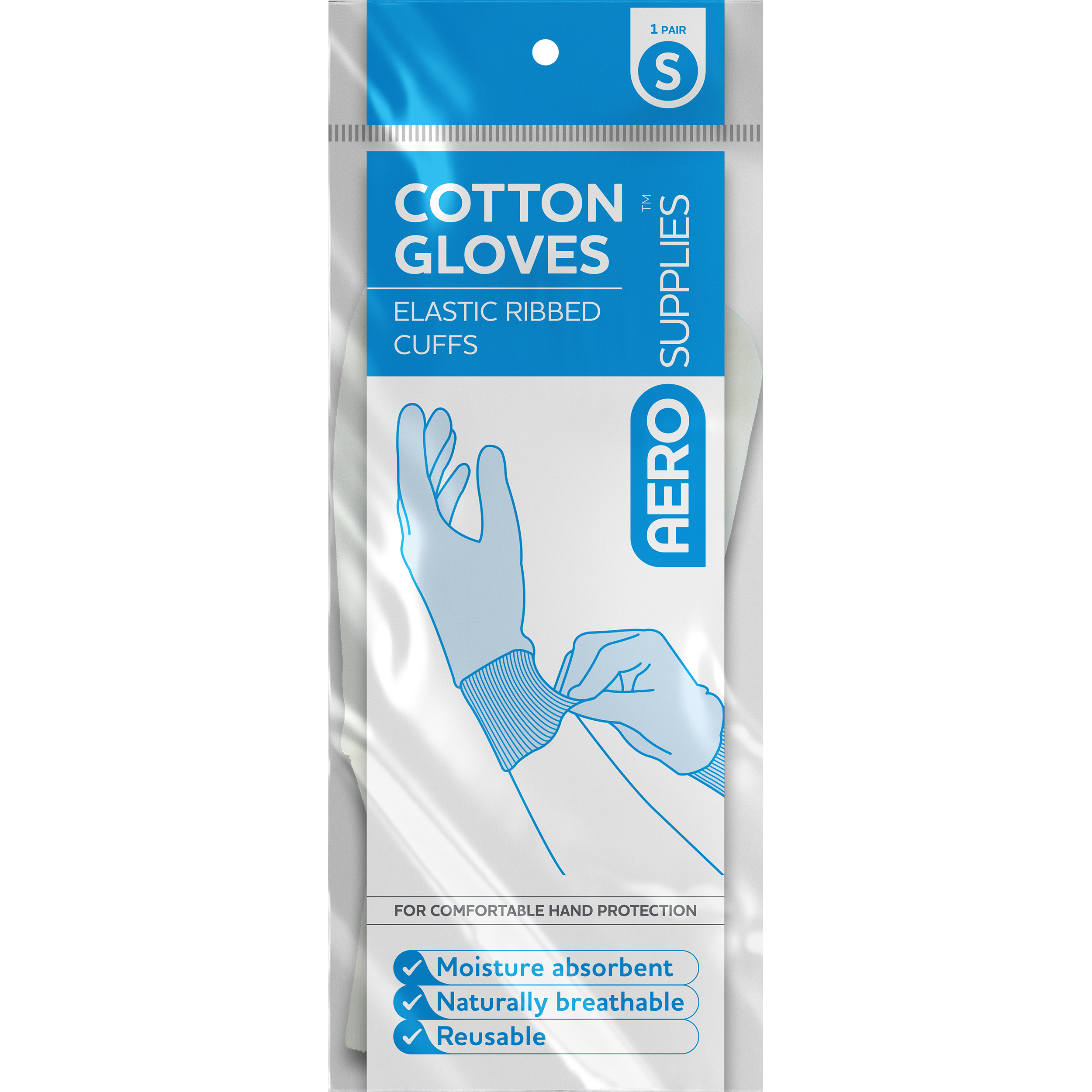 Cotton Gloves Pair