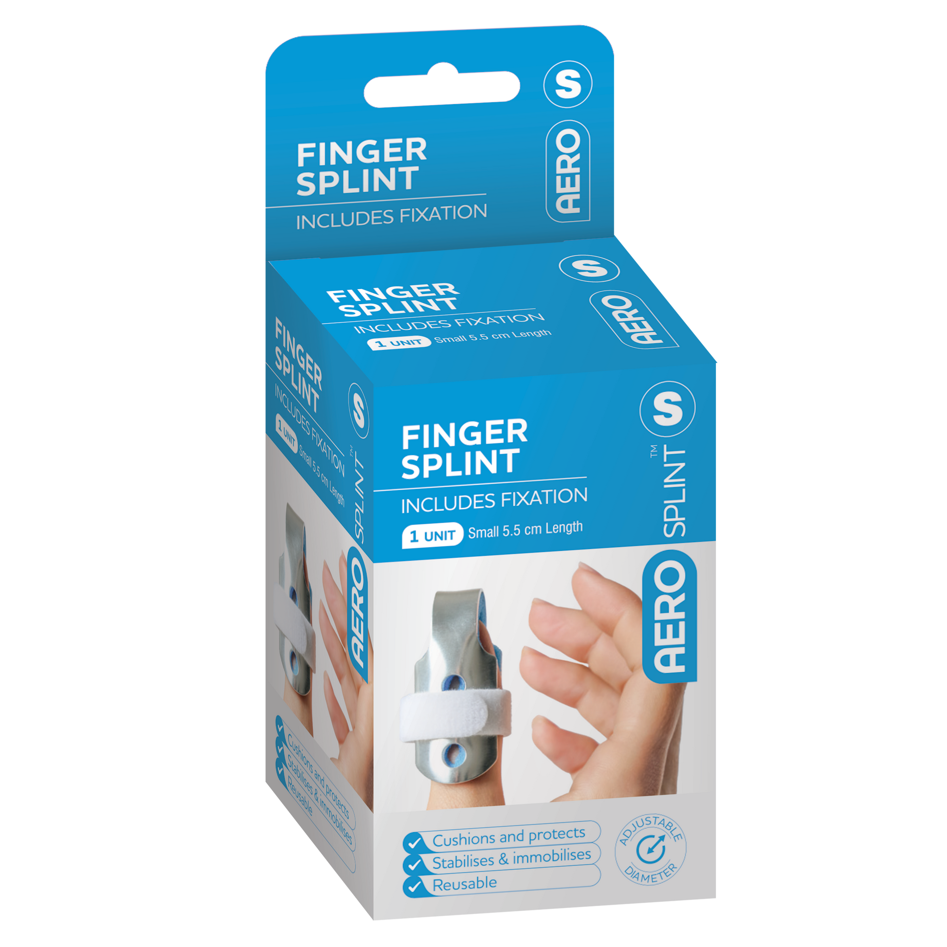 Finger Splint (Small) 5.5 x 3.5 x 3.5cm