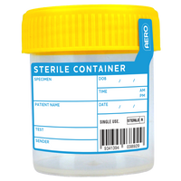 Sterile Specimen Jar 50mL Box/10