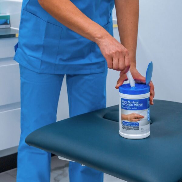 Hard Surface Disinfectant Wipes – Tub of 100 (12 Pack)