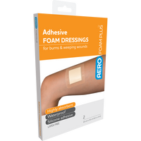 Adhesive Foam Dressings 10 x 10cm Box/2