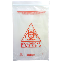 Biohazard Clinical Waste Bag 255 x 160mm 50/Pk
