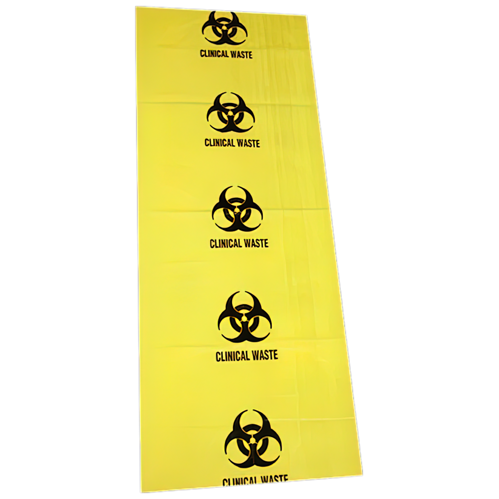 Biohazard Clinical Waste Bag 120L (490 x 1200mm) 10/Pk