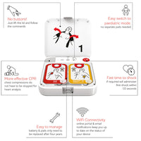 LIFEPAK CR2 AED Fully-Automatic Defibrillator with Wi-Fi