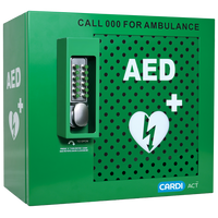 LIFEPAK CR2 Fully-Automatic Defib - Cabinet with Lock