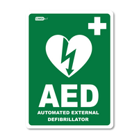 CARDIACT AED Wall Sticker 22.5 x 30cm