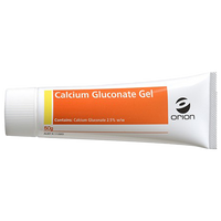 Orion Calcium Gluconate Gel 2.5% Tube 50g