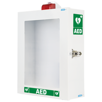 Defibtech Lifeline AUTO Defibrillator Package with Wall Cabinet