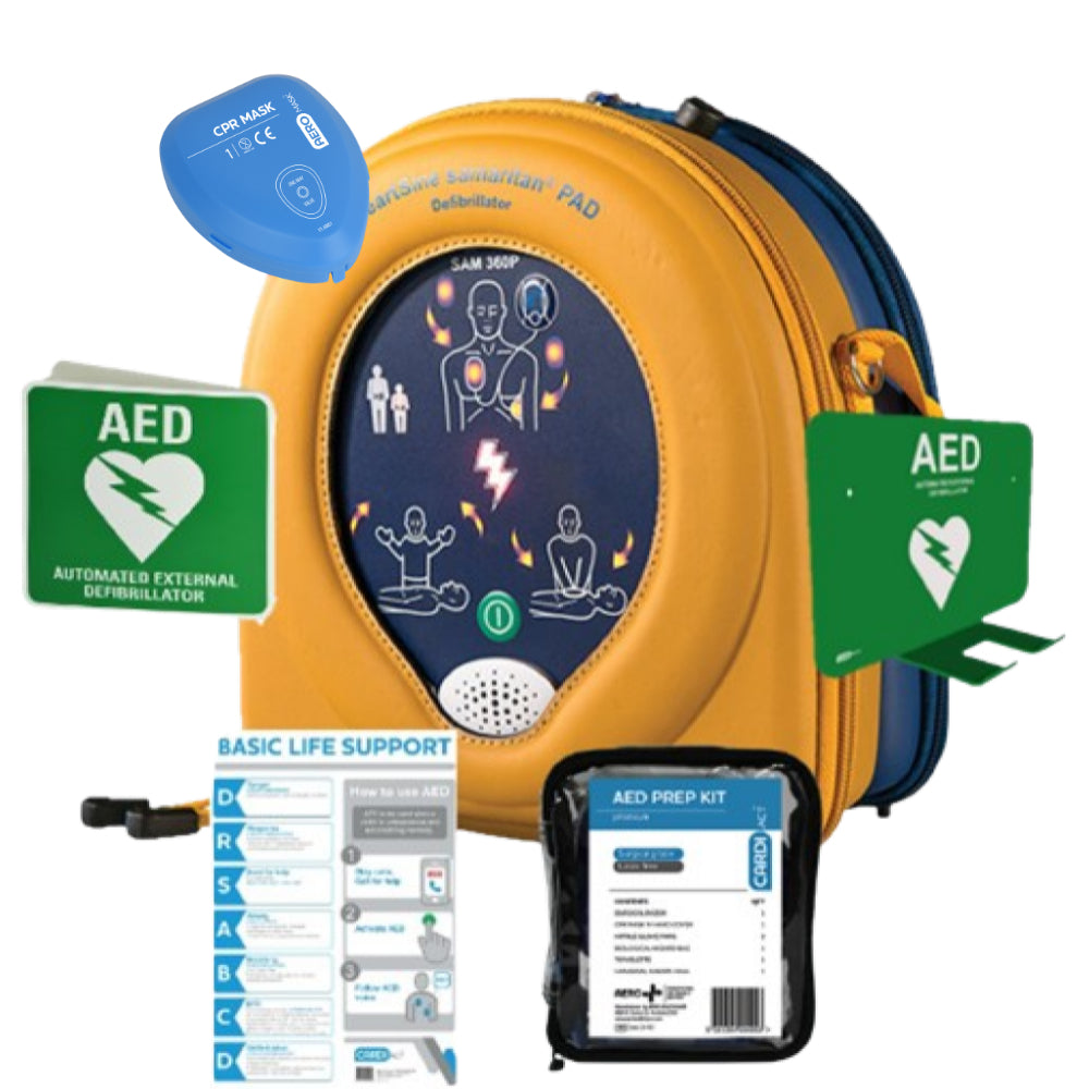 Heartsine 360P Fully Automatic AED Bracket Bundle