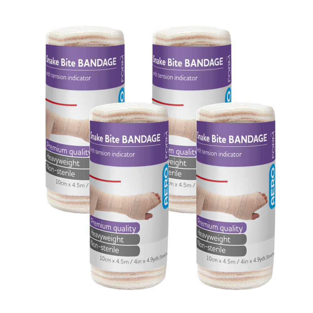 Snake Bite Indicator Bandage 10cm x 4.5M - 4Pk