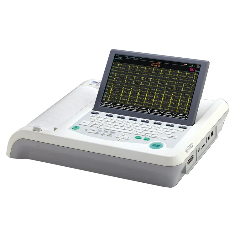 ECGMAC EM-1201 Interpretive Electrocardiograph (ECG)
