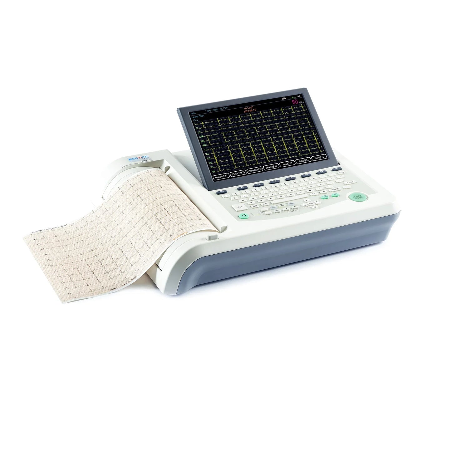 ECGMAC EM-1201 Interpretive Electrocardiograph (ECG)