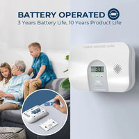 FirePro Carbon Monoxide Alarm with LCD Display