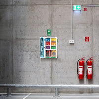 First Aid Station with Defibrillator and 6 Modules