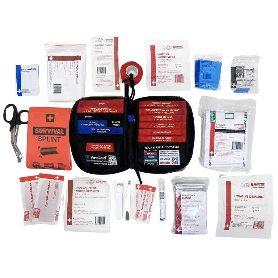 SURVIVAL Hiking First Aid Kit – Compact Outdoor Emergency Kit