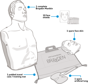 BRAYDEN Pulse CPR Manikin With Lights