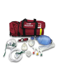 Red Oxygen Resuscitation Kit - Deluxe Kit