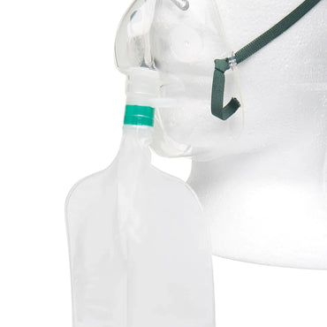 Adult Non-Rebreather Oxygen Mask with 2.1m Tubing