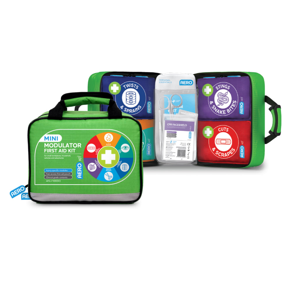 Modular Mini Softpack First Aid Kit 25 x 15 x 21.5cm