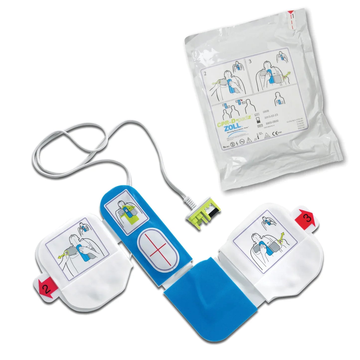 ZOLL AED Plus Pads with Real CPR Feedback