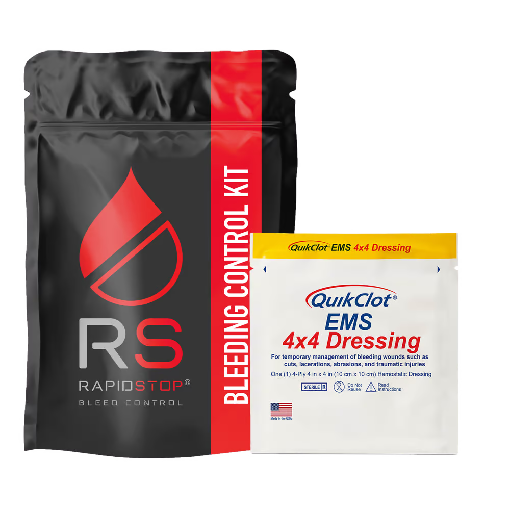 RapidStop Small Bleeding Control Kit – Plastic Pouch