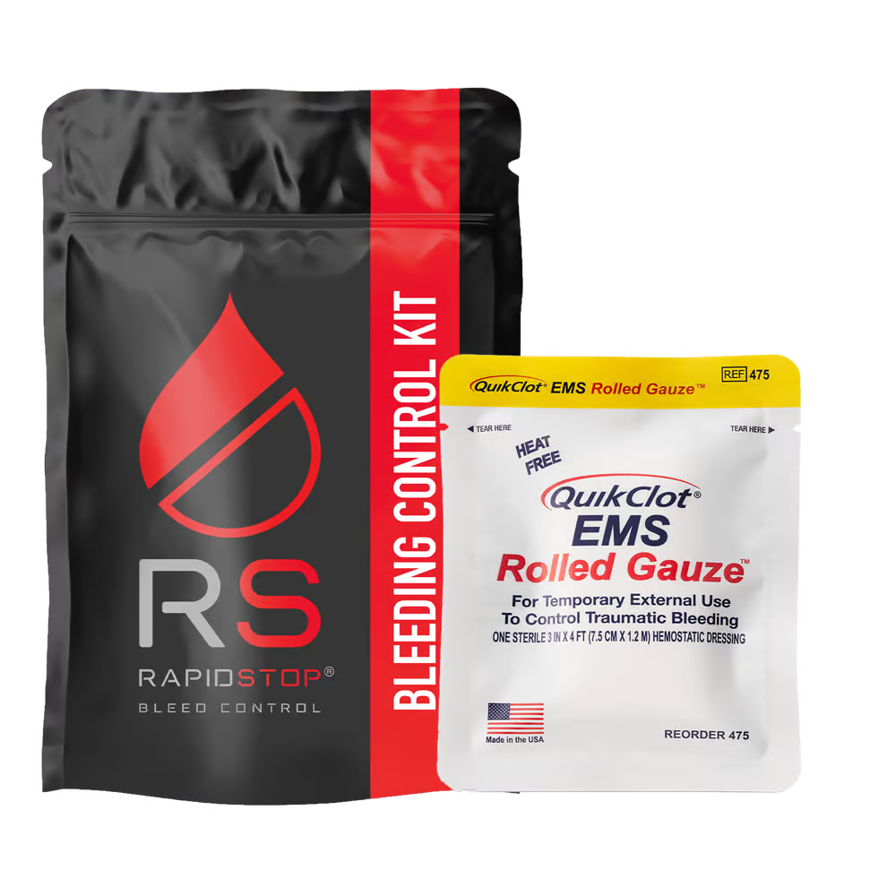 RapidStop Medium Bleeding Control Kit – Plastic Pouch