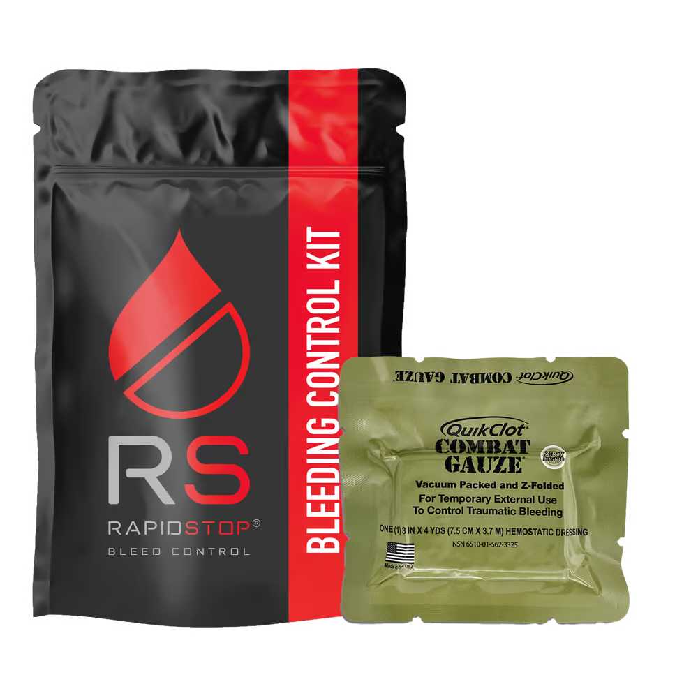 RapidStop Medium Bleeding Control Kit – Plastic Pouch