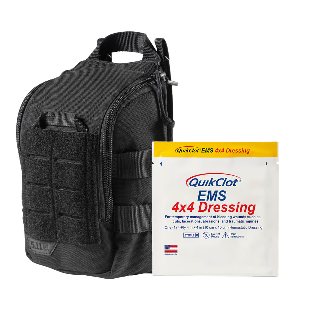RapidStop Medium Bleeding Control Kit – Tactical Pouch