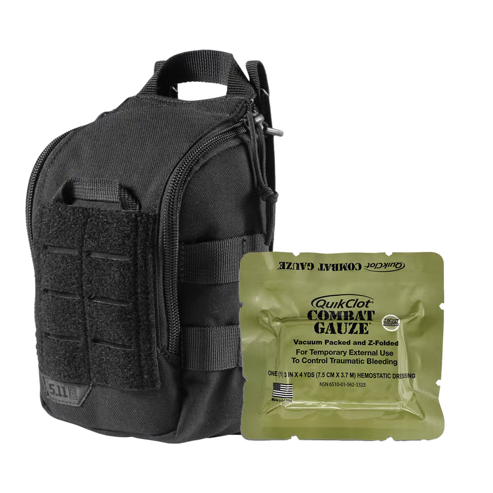 RapidStop Medium Bleeding Control Kit – Tactical Pouch