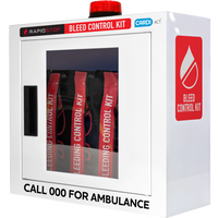 RapidStop Bleeding Control Cabinet 17.3 × 26.4 × 6.4 cm