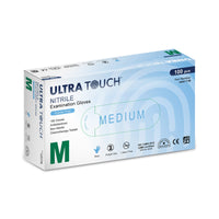 Ultra Touch Blue Nitrile Powder Free Gloves